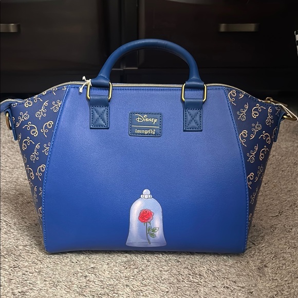 Disney Princess Blue and Gold Handbag - Picture 2 of 3